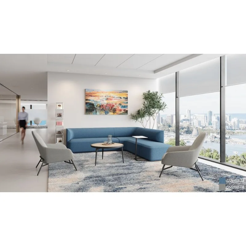 Public area special-shaped card seat sofa