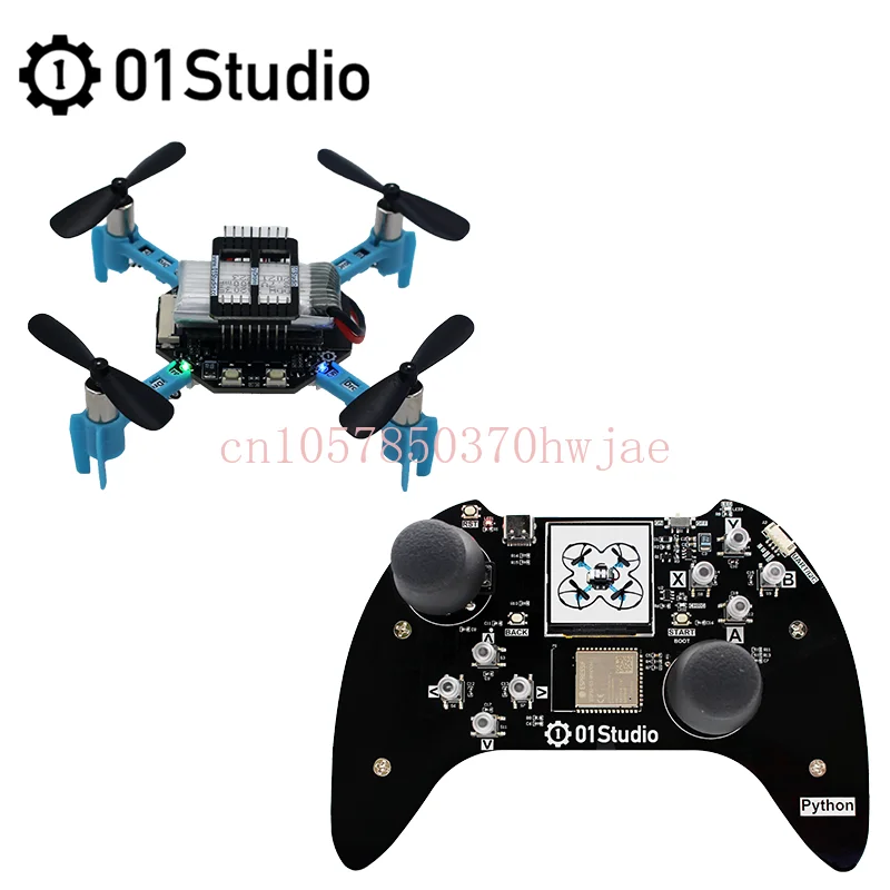 pyDrone, quadcopter, drone, RC aircraft, Python programming, open source DIY ESP32-S3