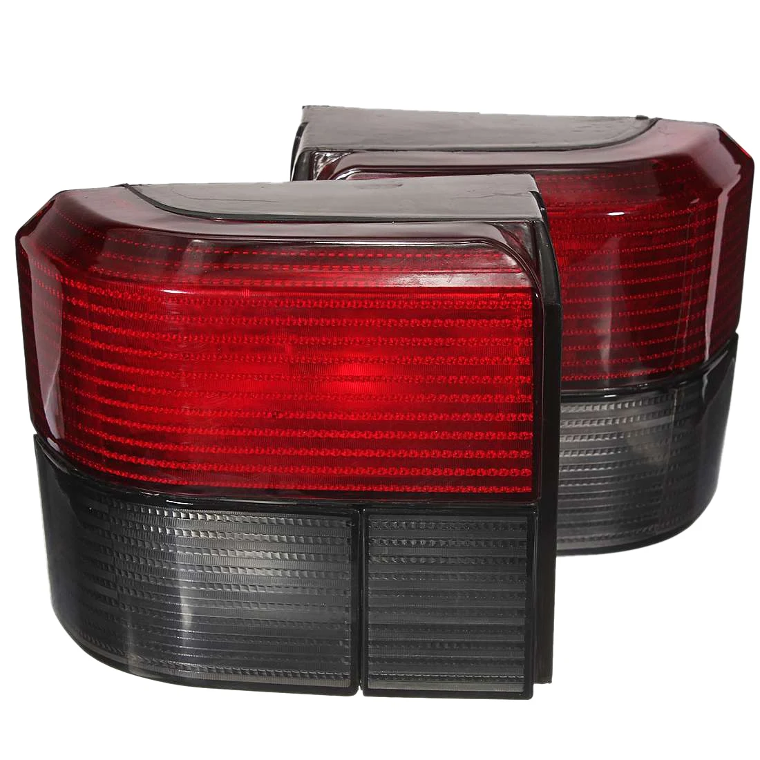 Smoked Red Transporter Tail Light Lamps Cover Rear Bumper Tail Light Brake Light Lamp for T4 Caravelle(Left)