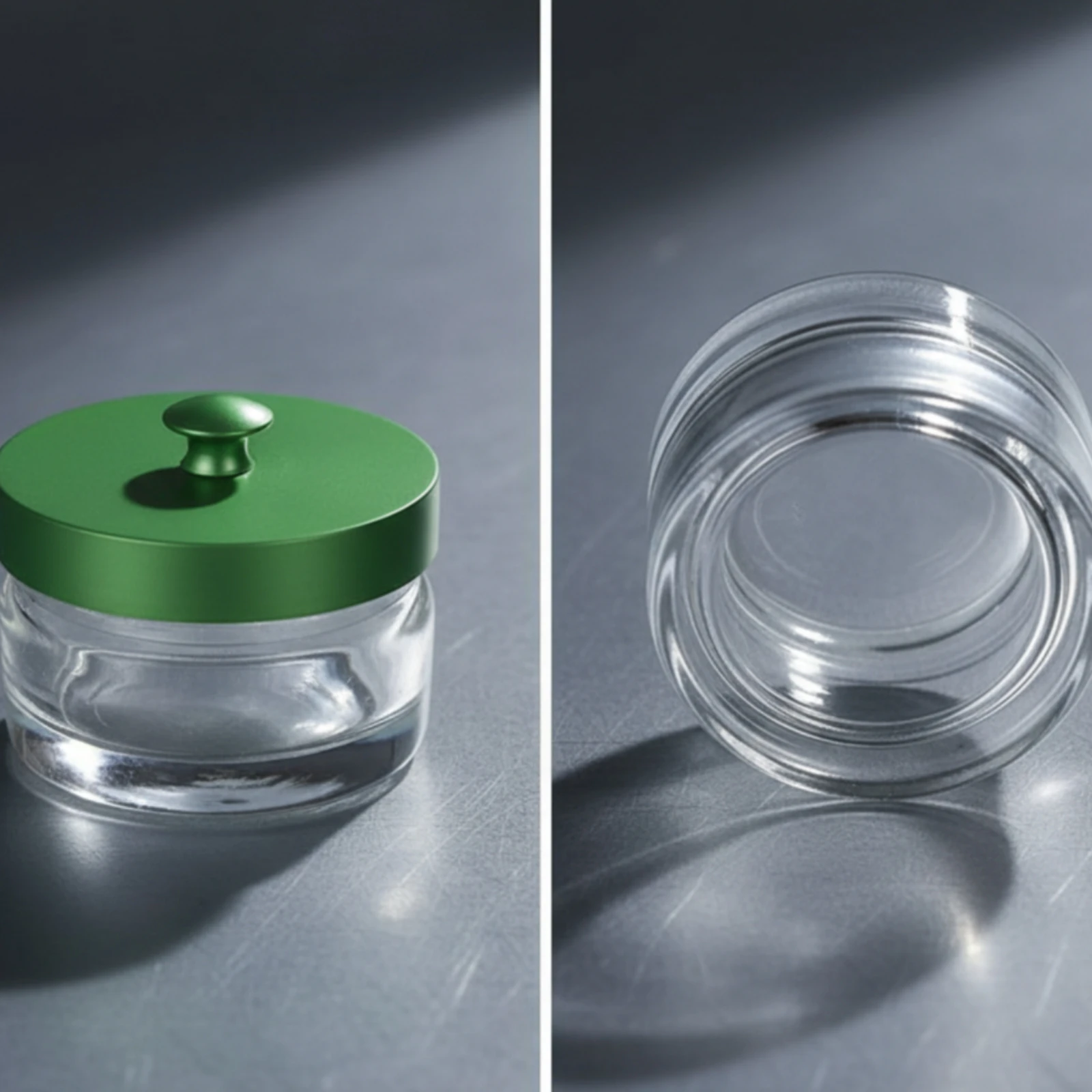 Watch Repair Oil Jar Dust-Proof Glass Jar with Lid Container Professional Transparent for Watchmakers, Workbench
