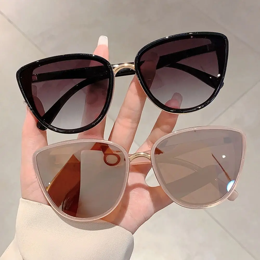 

Casual Vintage Cat Eye Sunglasses Coated UV400 Protective Eyewear Trendy Gradient Lens Sun Glasses for Women & Men