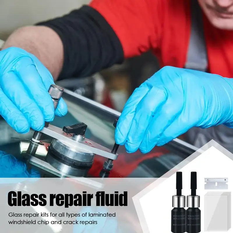 Ruit Glas Reparatie Vloeistof Barst Snel Vast Glas Nano Vloeistof Reparatie Set Voorruit Tool Langdurig Voor