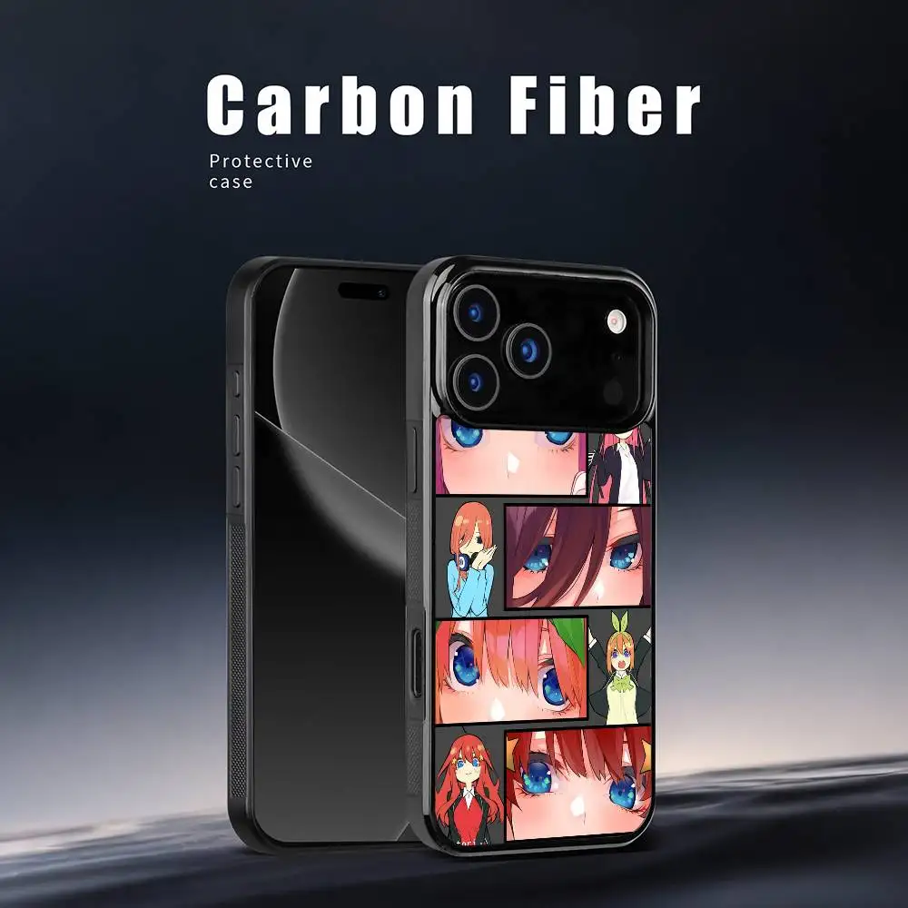 حافظة هاتف خماسية لطيفة Q-Quintessential لهاتف آيفون 17 16 15 14 13 12 11 Pro Max Mini Plus مرآة صلبة Funda #1