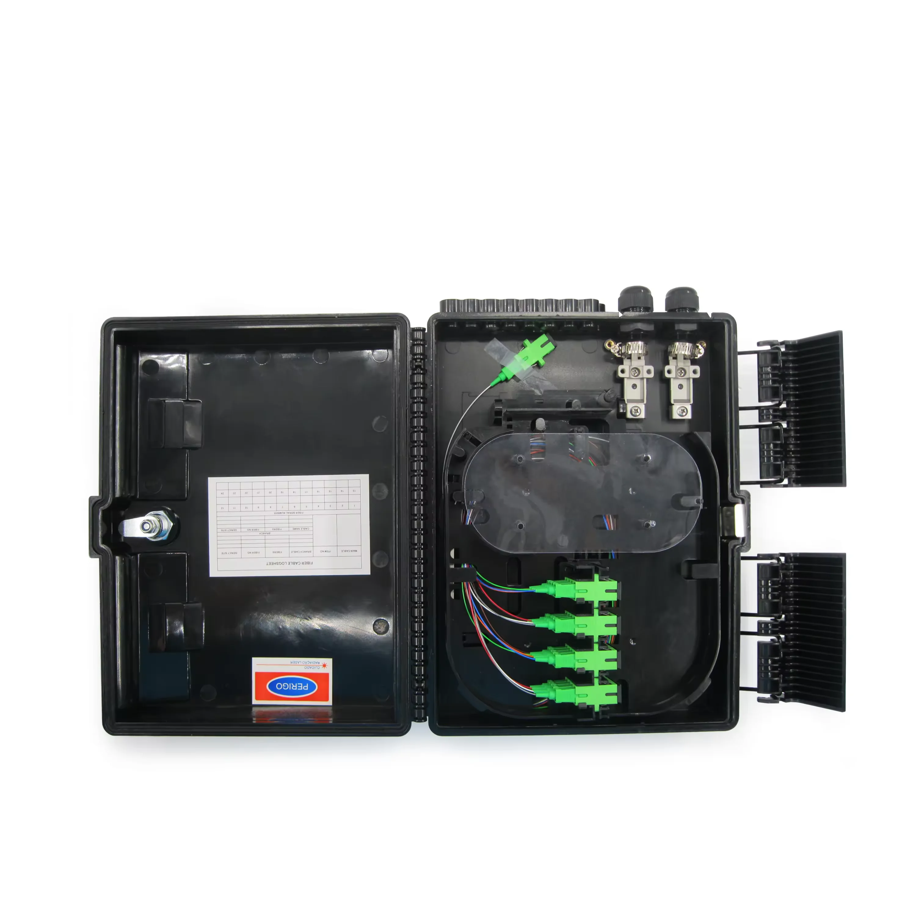 Fiber Optic Distribution Box  Box FAT 16A FAT 16B  IP65 Waterproof Indoor /outdoor  Ftth Distribution Box for  Plc Installation