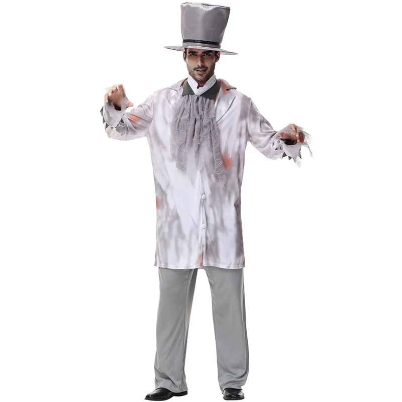 Carnival Halloween Horror Vampire Zombie Family Costume Day Of The Dead Creepy Bride Cosplay Fancy Party Dress