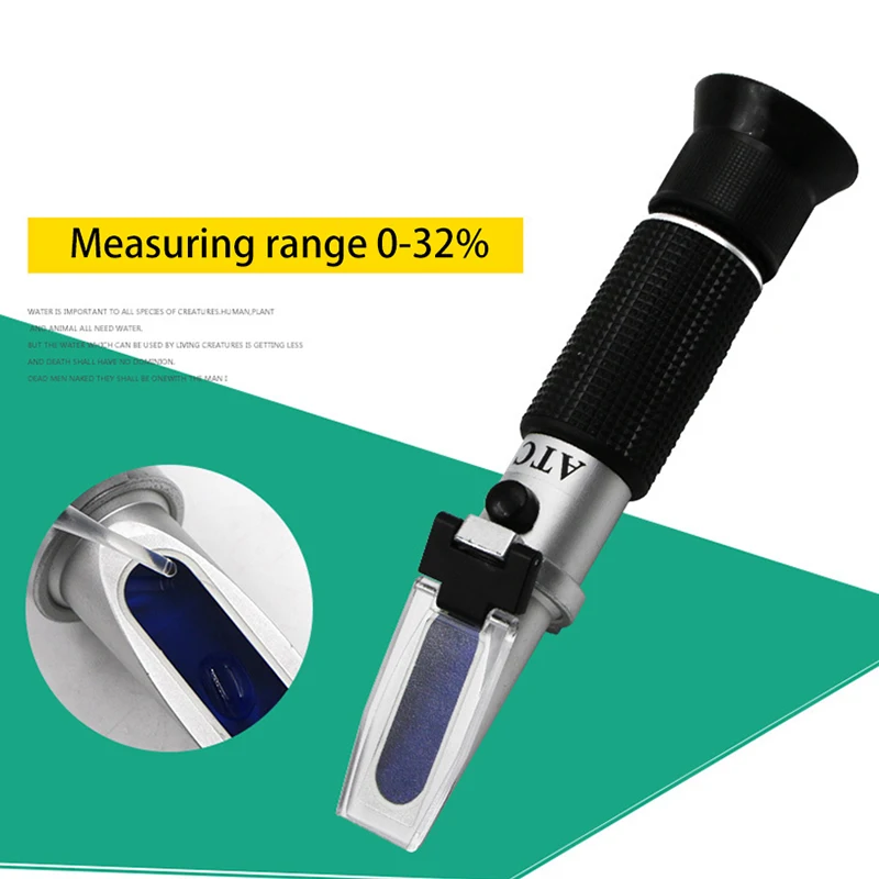 0-32% sugar meter handheld refractometer food and beverage sugar analyzer portable refractometer