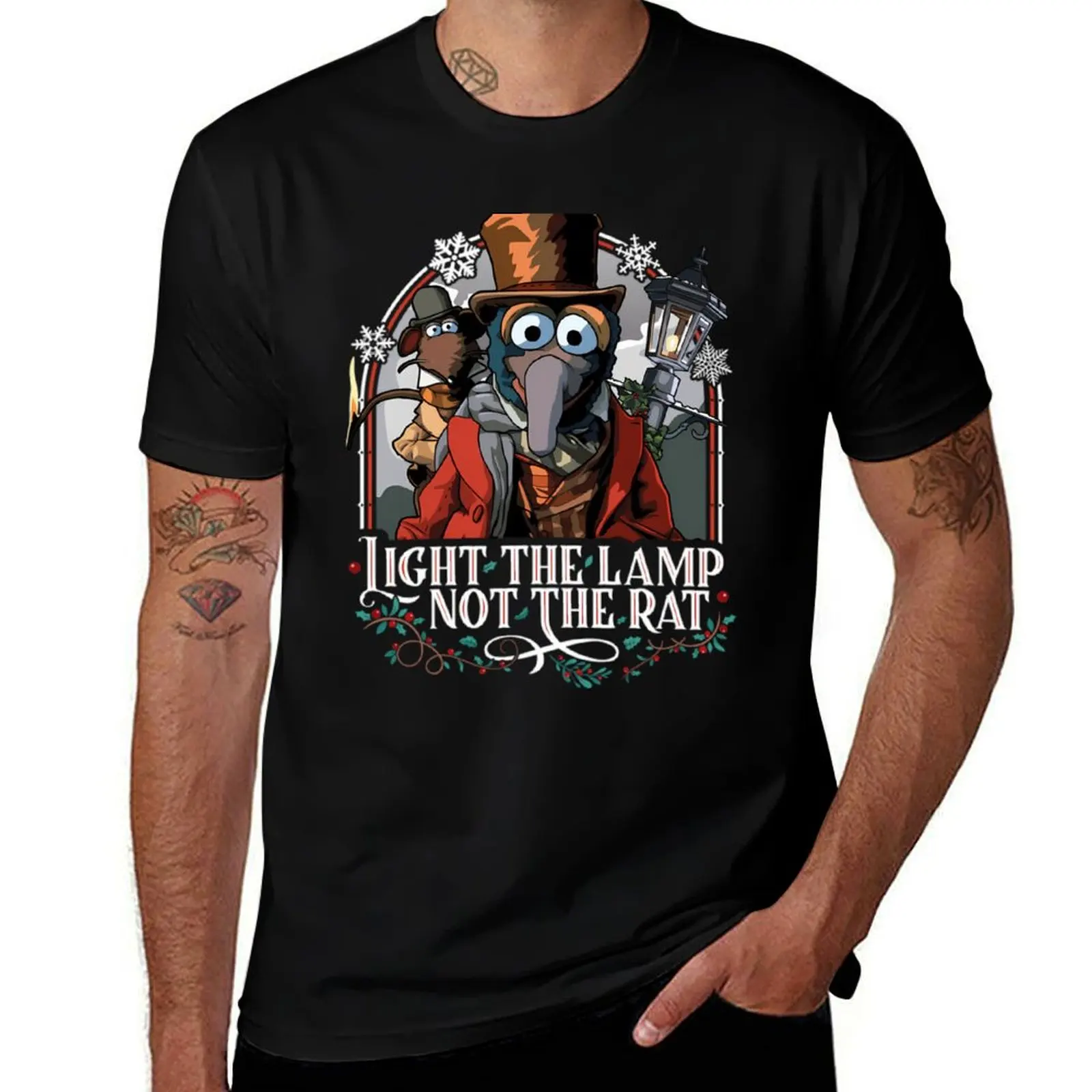 Muppet Christmas Carol - Gon.zo Riz.zo T-Shirt All Match Basic Short Sleeve Top T-Shirt
