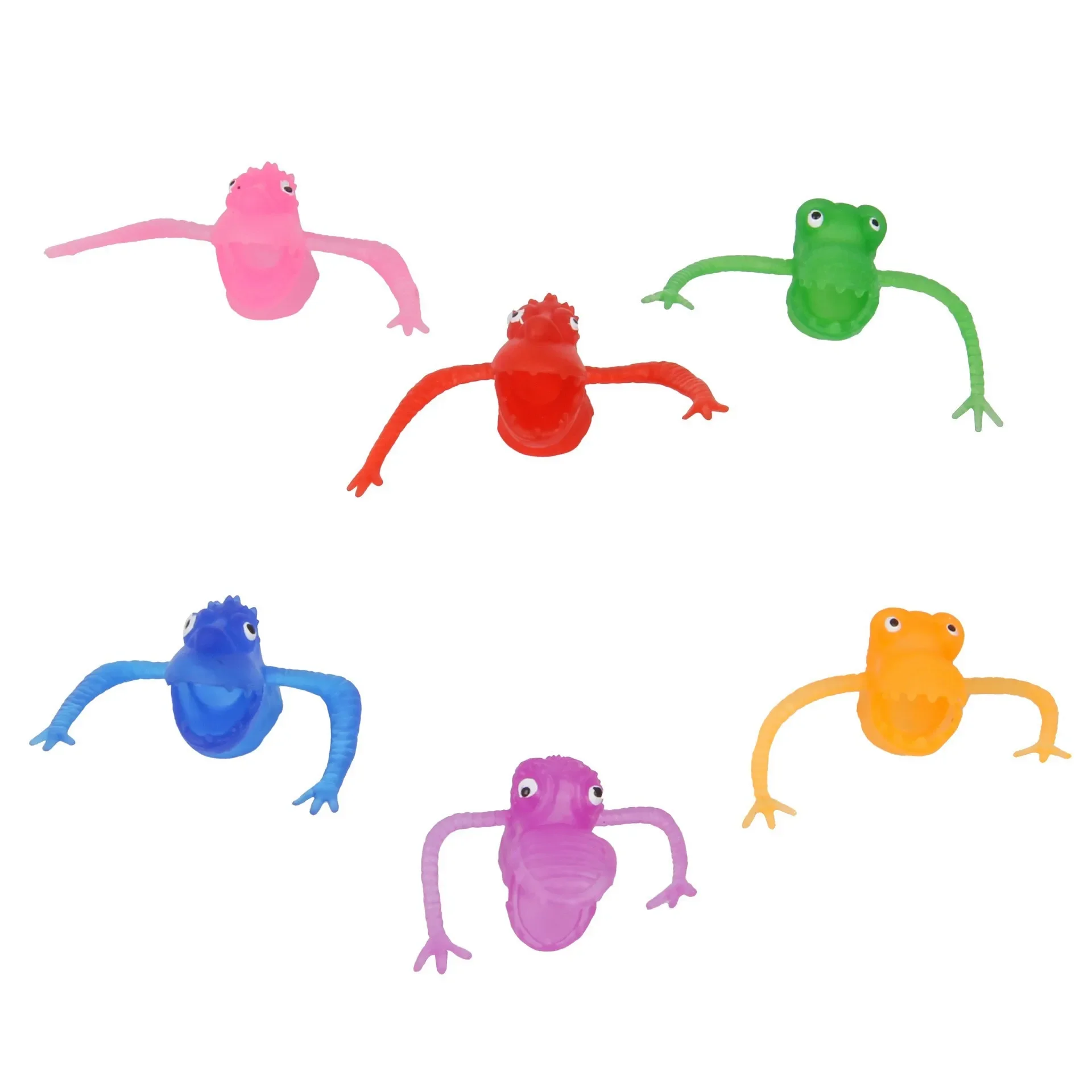 Nieuwigheid Plastic Dinosaurus Vingerpop Handschoen Mini Monster Vingerpop Speelgoed Juguetes Nieuwigheid Gag Speelgoed Prachtig Cadeau voor Vriend