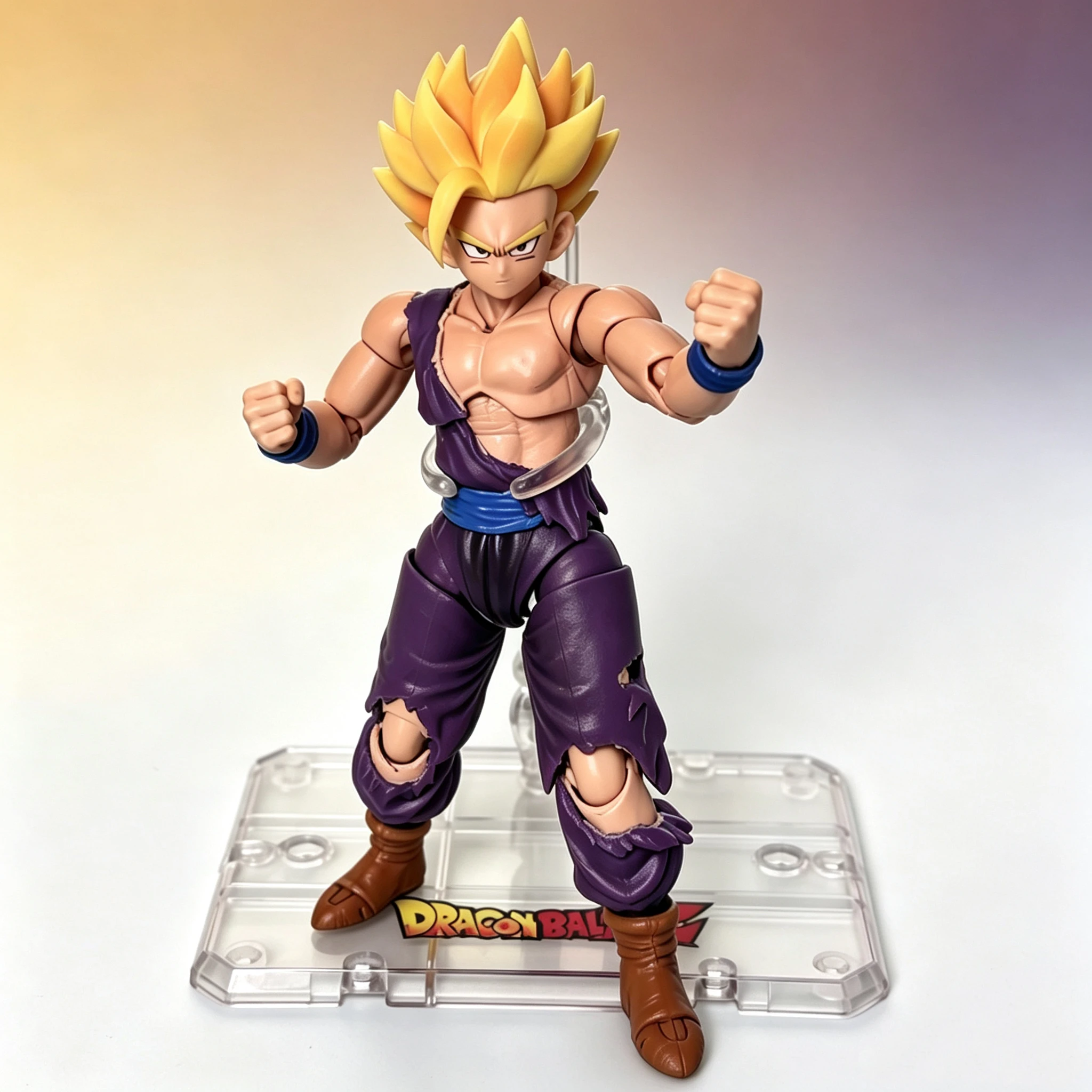 Bandai Dragon Ball Super Saiyan Gohan Large Figure Anime Collectible Birthday Gift Desktop Ornament view 5