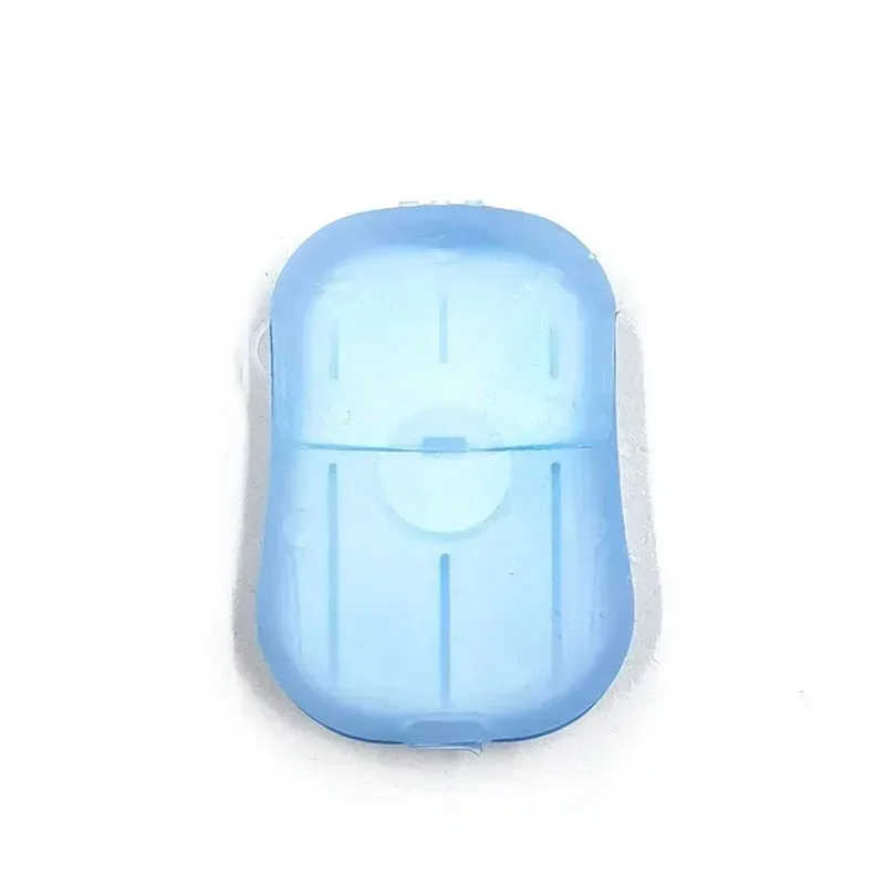 Outdoor Travel Disposable Soap Tablet Box Soap Paper Portable Hand Washing Tablet Mini Soap Sheet Refill