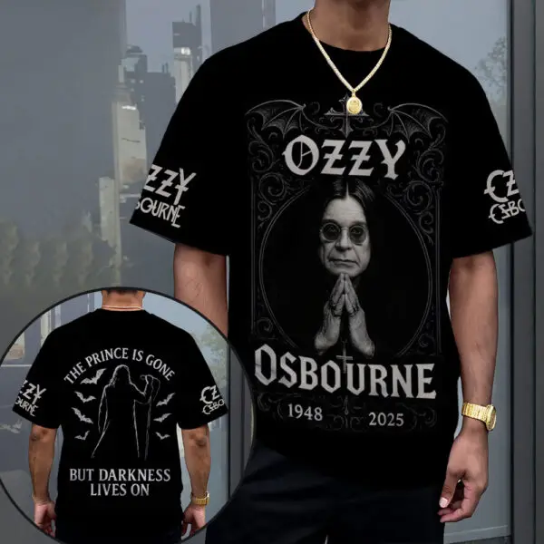 Classic Rock Ozzy Osbourne T-Shirts 3D Print Men Women Hip Hop