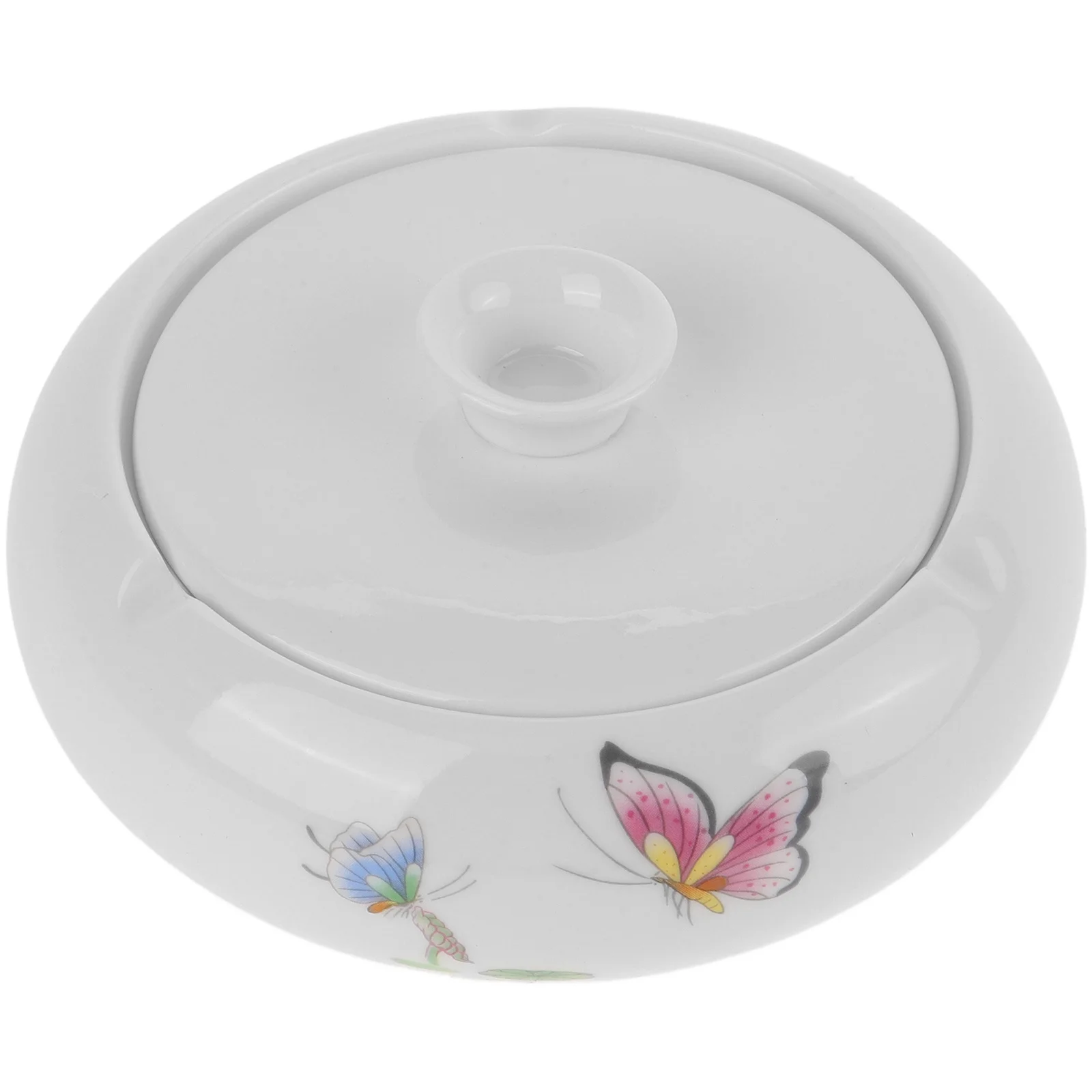 

Exquisite Ceramic Ink Dish Plate Calligraphy Supply Desktop Decorative Water Ink Container Small Portable Gift