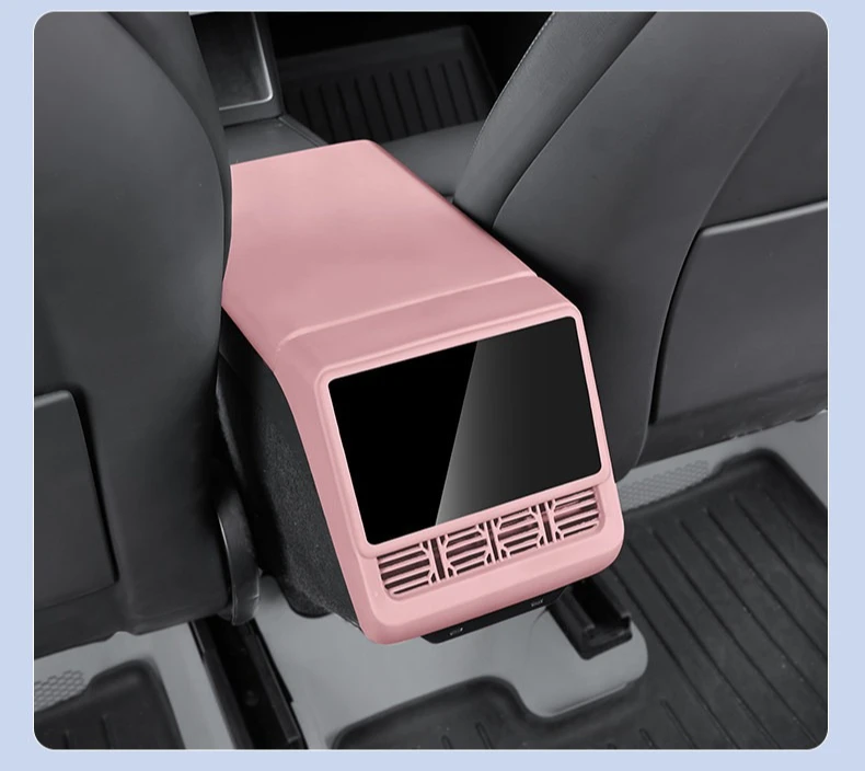 Für Tesla Model 3 Y YL 2025 2026 Silikon-Abdeckung für den hinteren Bildschirm-Luftauslass, Armlehnenabdeckung, wasserdichtes Innenraum-Schutz-Zubehör – Detail 13
