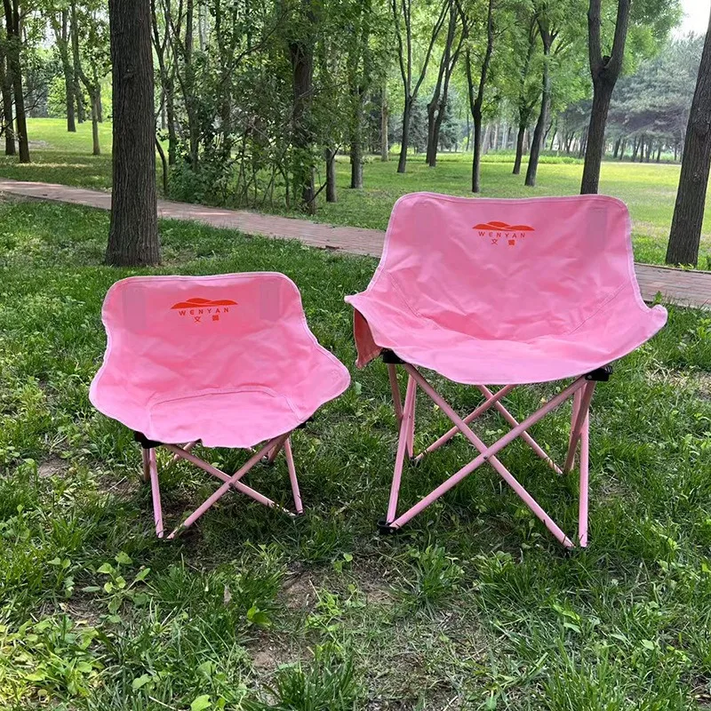 Moon Chair Foldable Table and Chair Set Portable Travel Camping Picnic Oxford Cloth Outdoor Folding Table and Chair