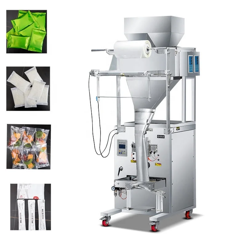 Automatic weighing quantitative dividing granule hardware screw packing food particle powder filling packaging machine