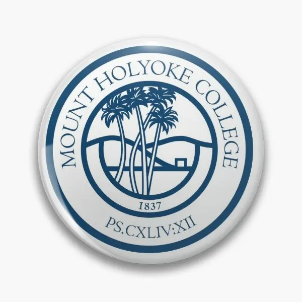 Mount Holyoke College Seal  Soft Button Pin Brooch Lover Decor Fashion Cartoon Creative Collar Lapel Pin Cute Funny Badge Metal