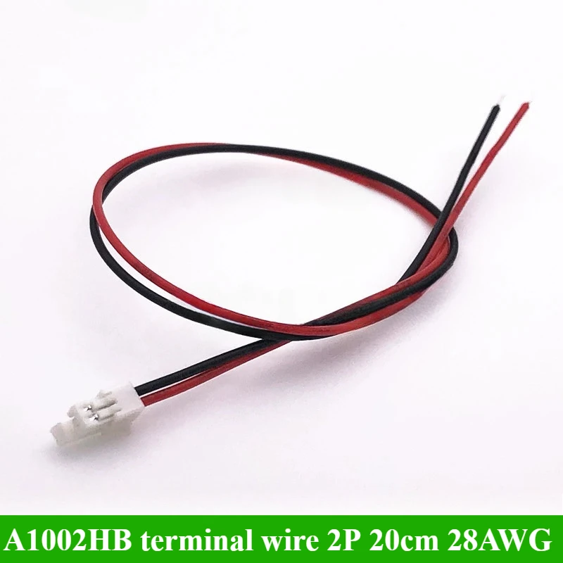 

A1002HB With Lock Buckle Single head 2P/3P/4P/5P/6P Pitch 1.0mm Terminal Wire Length 20cm 28AWG Electronic Wire Connector