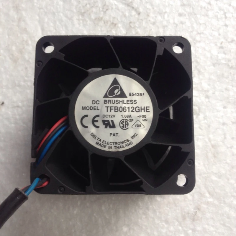 

TFB0612GHE 12V 1.68A 6CM 6038 Three wire turbocharged cooling fan