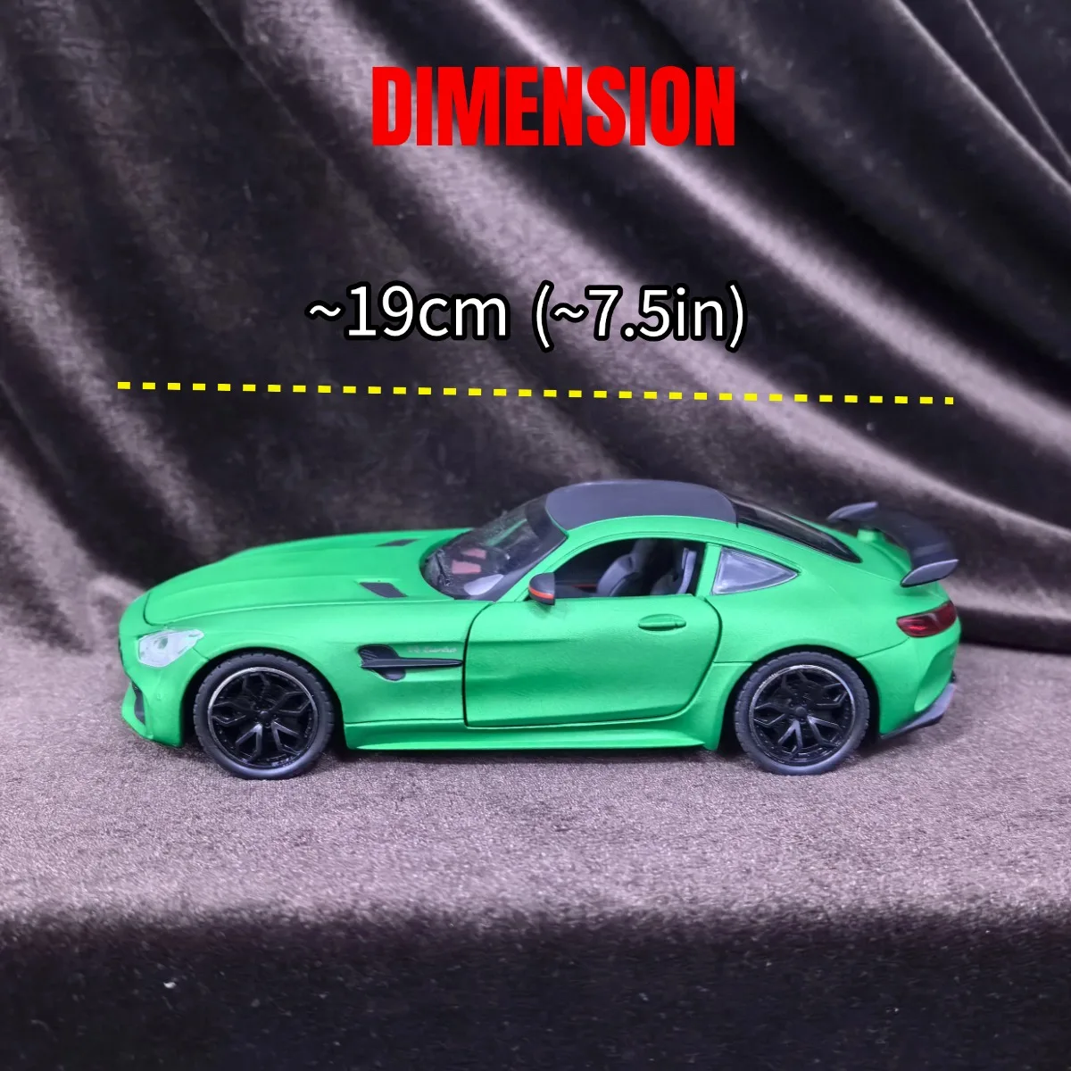 Limitowany model samochodu Mercedes AMG w skali 1:24, luksusowy pojazd, miniaturowa replika, figurka, zabawka, prezent świąteczny dla dziecka.