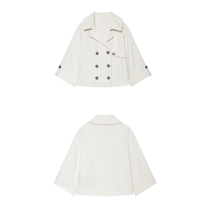 Guobioziy Women's Short Button-Up Jacket 2026 Spring-Autumn New Arrival French-style Daily Street Casual Fashion Trend FreshLook