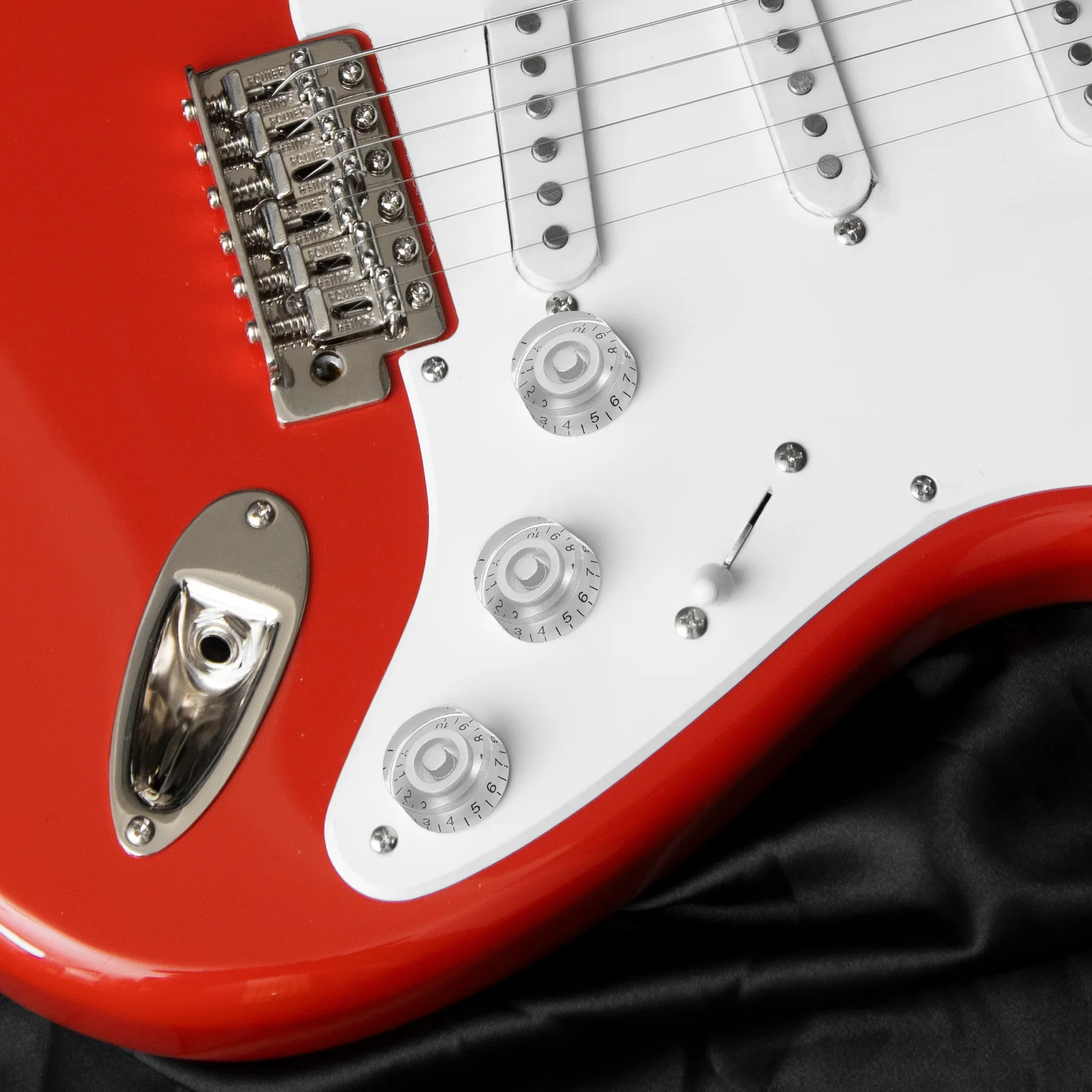 

20Pcs Electric Guitar Control Knobs Fine Sound Control Enhance Performance Universal Fit for Multiple Models Rotary Knobs