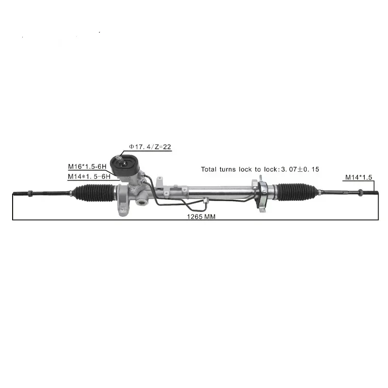 Picture 5: High Performance Auto Steering Systems OEM No.5Q1423056E New Condition Steel Power Steering Machine for A3 Limousine