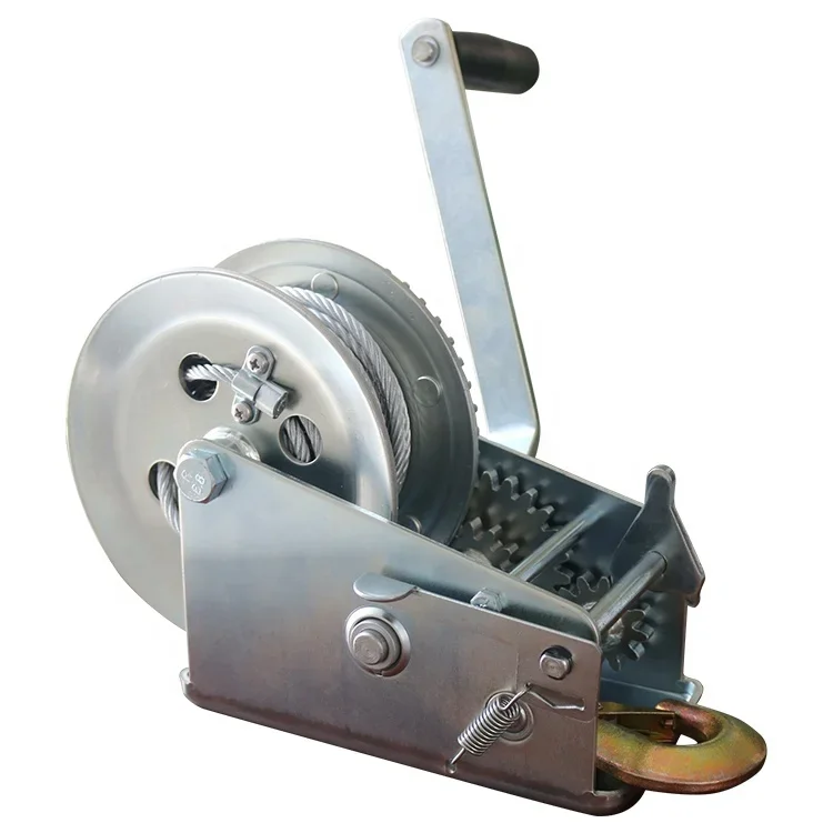 Stainless Steel High Quality 1200 LB Size Lift 300 Kg Hand Winch Self-locking Boat Anchor Winch