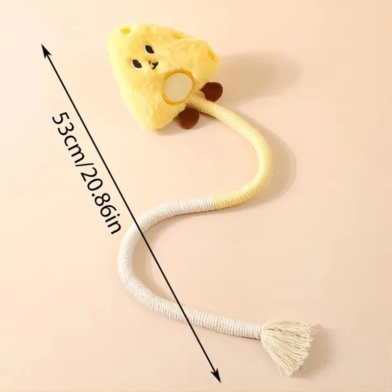 Cat Scratcher Rope Toy Cotton Rope Bite-resistant Chewing Toy Paw Claw Furniture Protector Scratching Toy Cat Puzzle Cute Shape