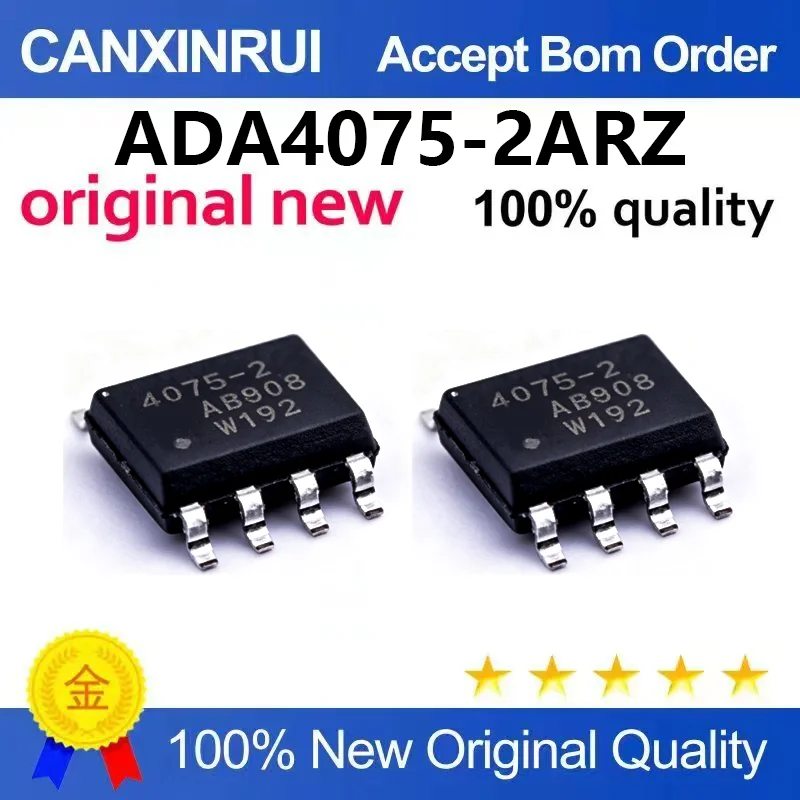 （5pcs-10pcs）Brand new original ADA4075-2ARZ-R7 dual precision operational amplifier chip package SOIC-8