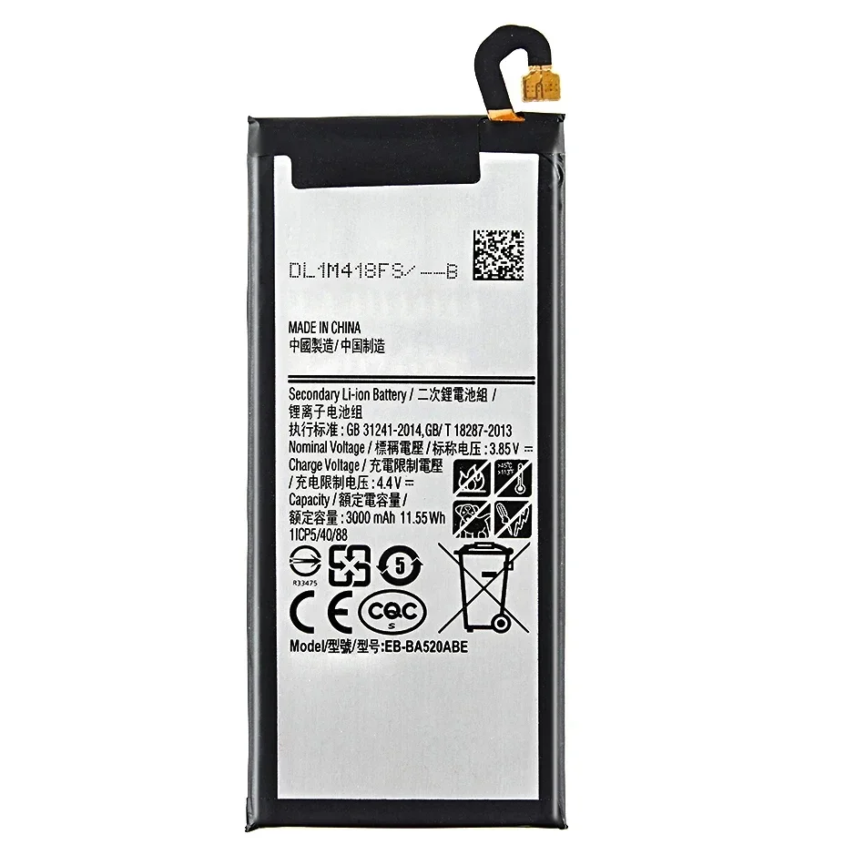 Battery for Samsung Galaxy A3 A5 A6 A7 A8 A9 Star 2015 2016 2017 2018/Note 1 2 3 4 5 7 8 9 10 Plus Lite Edge SM A510F A310F