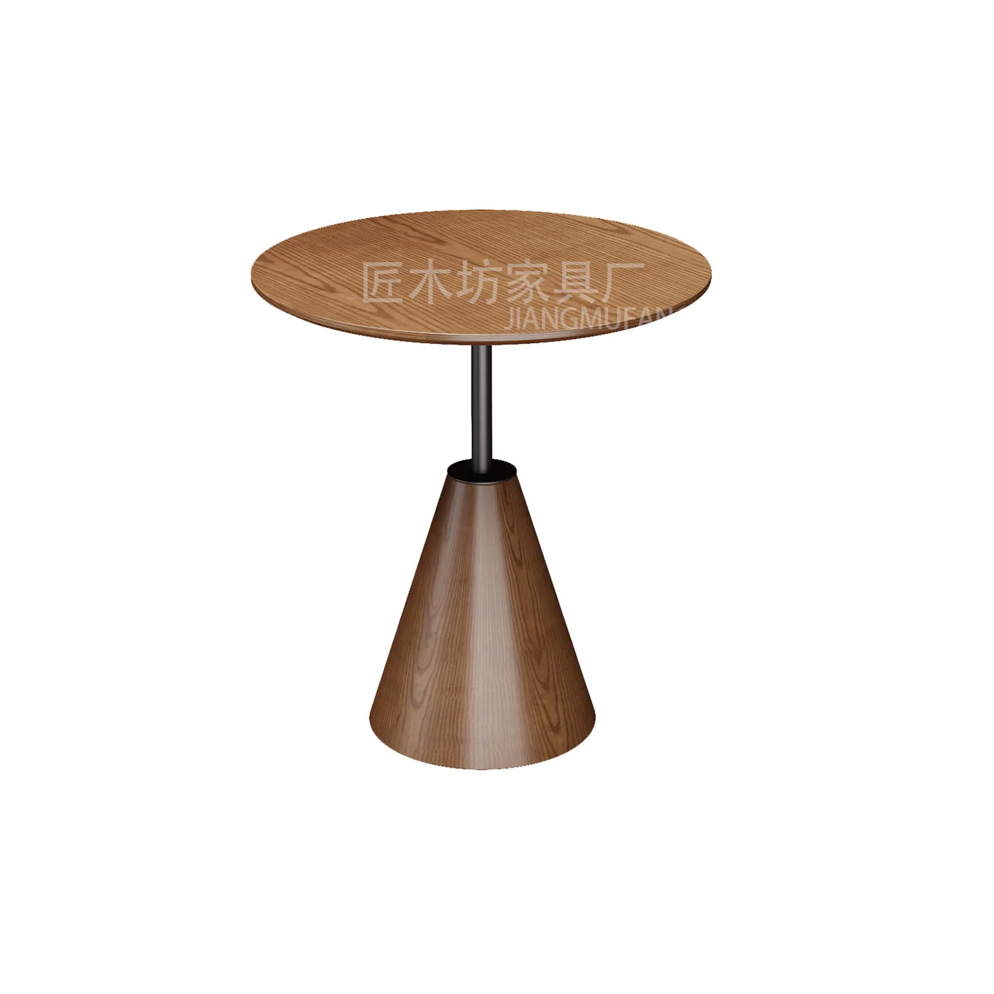 

Simple Nordic small apartment creative bedroom round table cafe table and chairs balcony coffee table living room