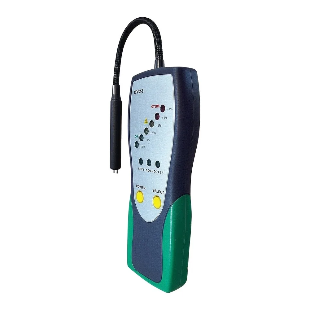 DY23 Brake Fluid Water Content Tester with Green Yellow Red LED Indicators for Quick Brake System Safety Check