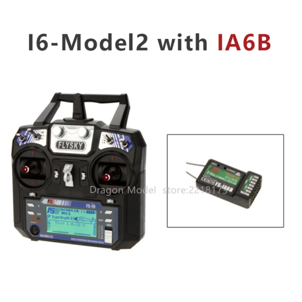 Flysky FS-i6 FS I6 2.4G 6ch RC Zender Controller FS-iA6 / FS-iA6B Ontvanger voor Quadcopter DIY Drone