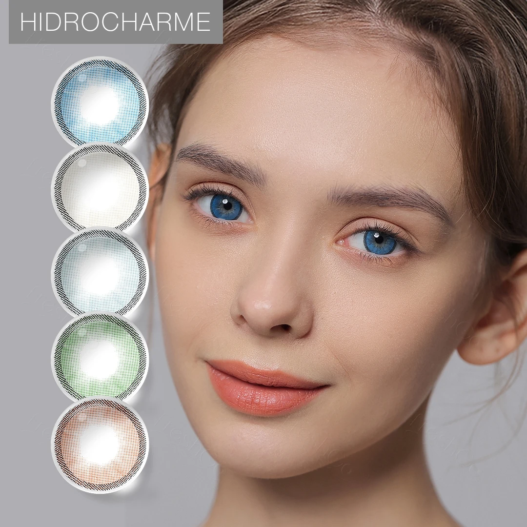 

FreshGo Color Contact Lenses Colorful Beauty Cosmetic Contacts for Eyes Natural Blue Beautiful Pupils with Lens case Comfortable