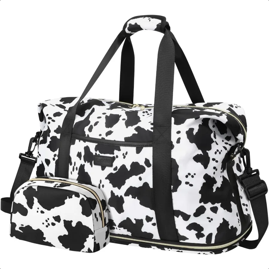 

Expandable Travel Duffle Bags Weekender Overnight Bags for Women Men Hospital Bag for Women Labor Delivery with Toiletry Bag Wa