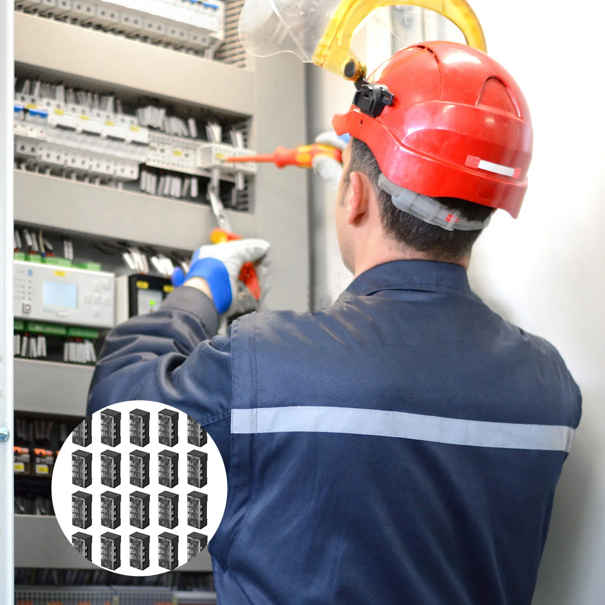 

20pcs -1503 Double Row Terminal Block Strip Removable Insulated Wire Connector For Power Distribution Fixed