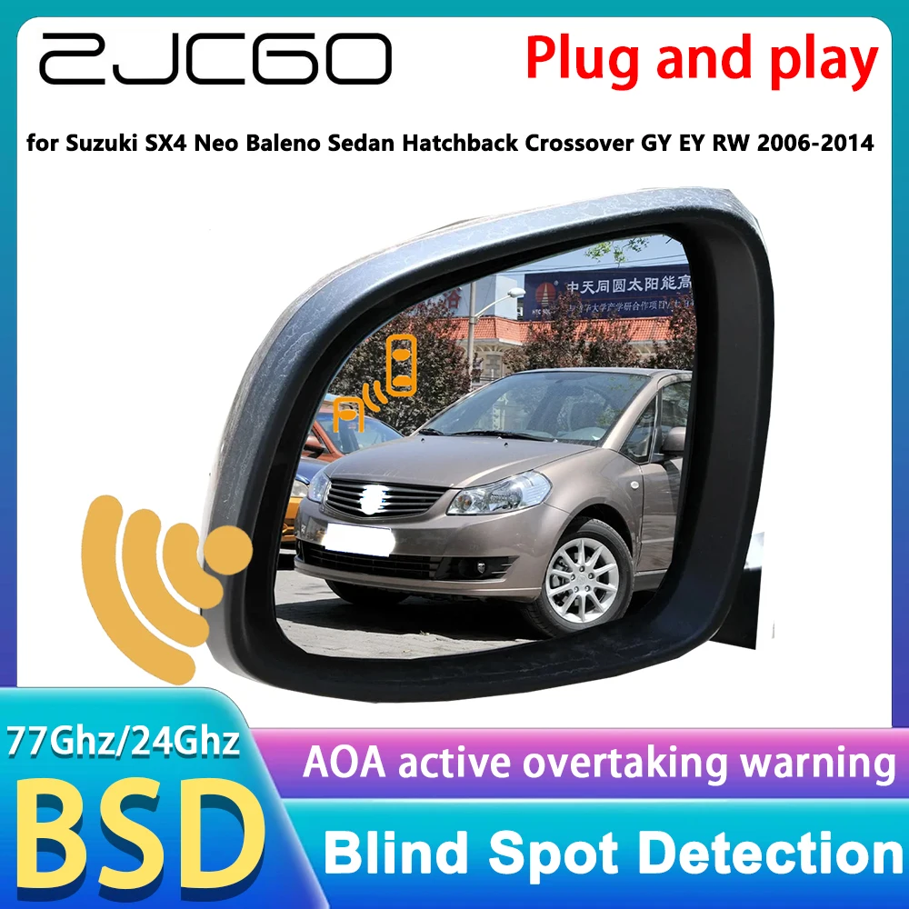 for Suzuki SX4 Neo Baleno Sedan Hatchback Crossover GY EY RW 2006-2014 Blind Spot Assist Monitoring Detection BSM BSA BSD System