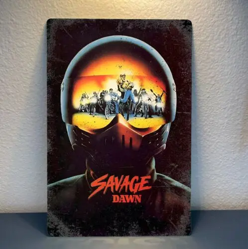 Savage Dawn Movie Metal Poster - Collectable Tin Sign - 20x30cm sign