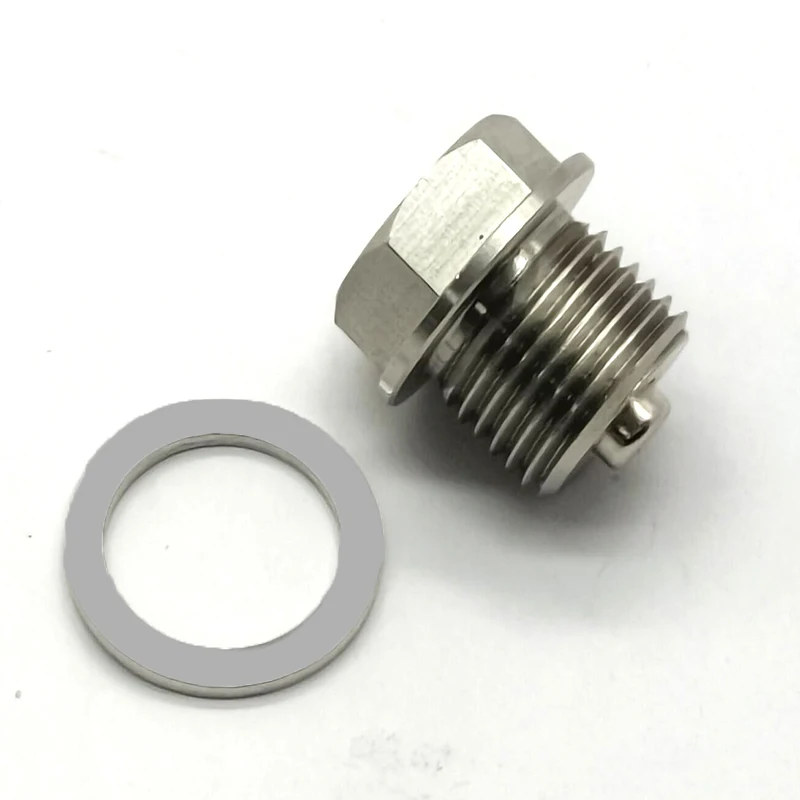 M12 M14 M16 M18 M20 Stainless Steel Engine Magnetic Oil Drain Plug with Neodymium Magnet