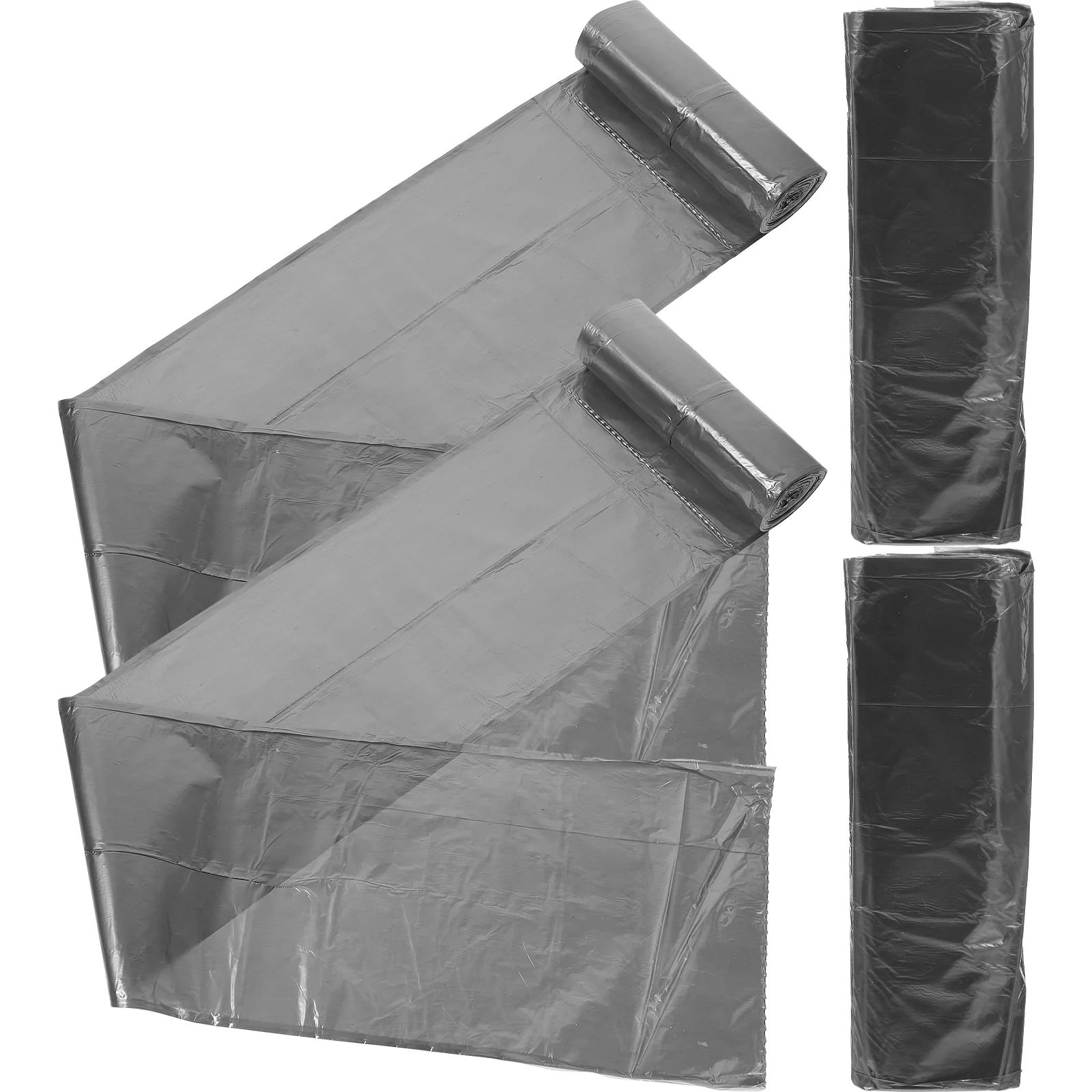 5 Rolls Thick Garbage Bags for Kitchen Trash Home Bedroom Bin Disposable Bathroom