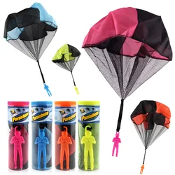 Children's Hand Throwing Parachute Toy Soldier Parachute Outdoor Square Toy  Mini Parachute