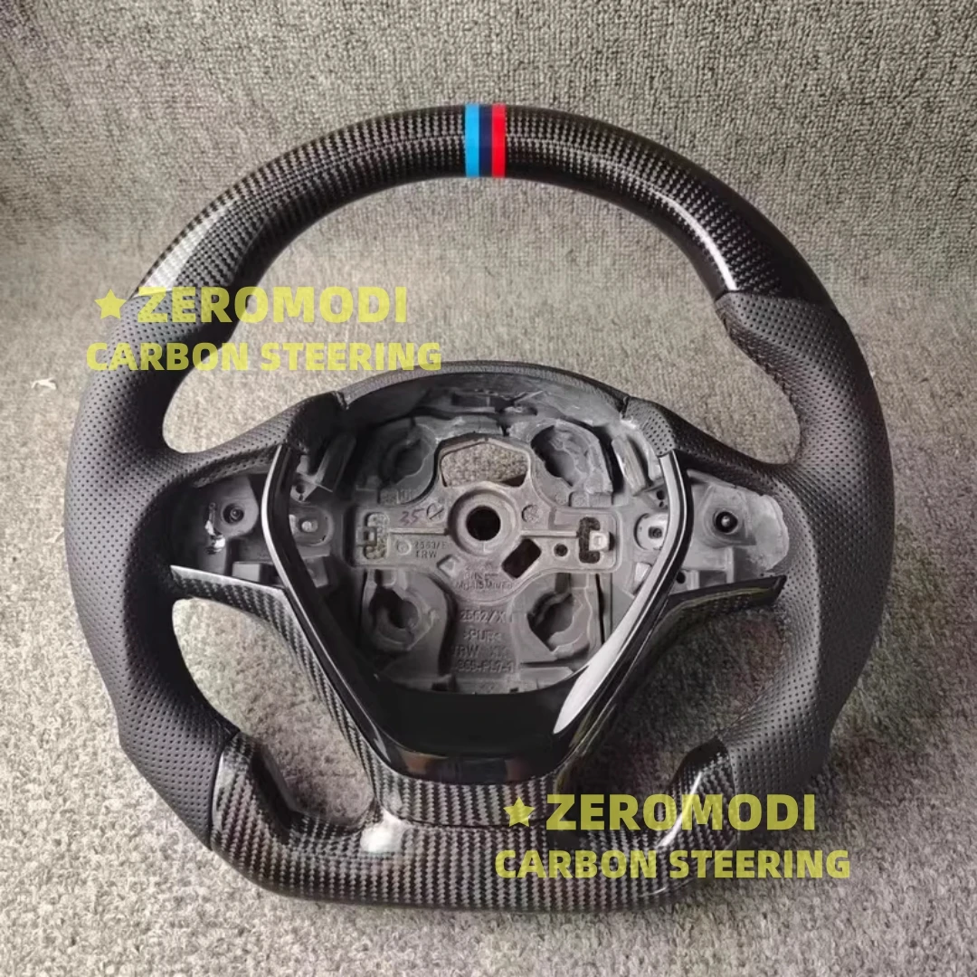 Replacement Real Carbon Fiber Steering Wheel with Leather for BMW F20 F21 F30 F31 F34 F35 F32 F33 F36 1 3 4 SERIES