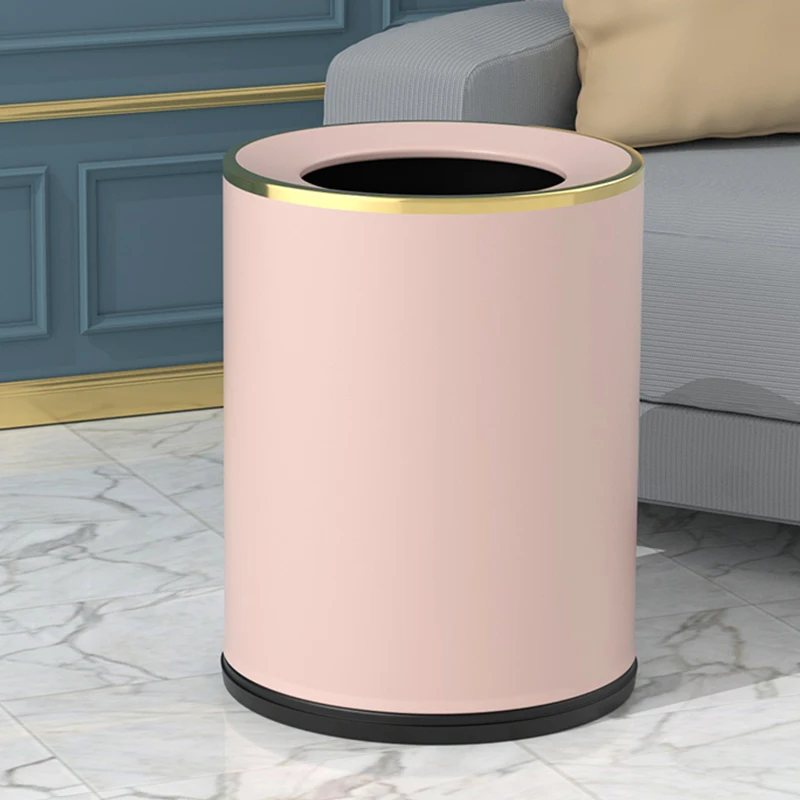 Table Bathroom Trash Can Desk Room Rubbish Wastebasket Garbage Bin Kitchen Storage Dumpster Poubelle De Cuisine Waste Bins