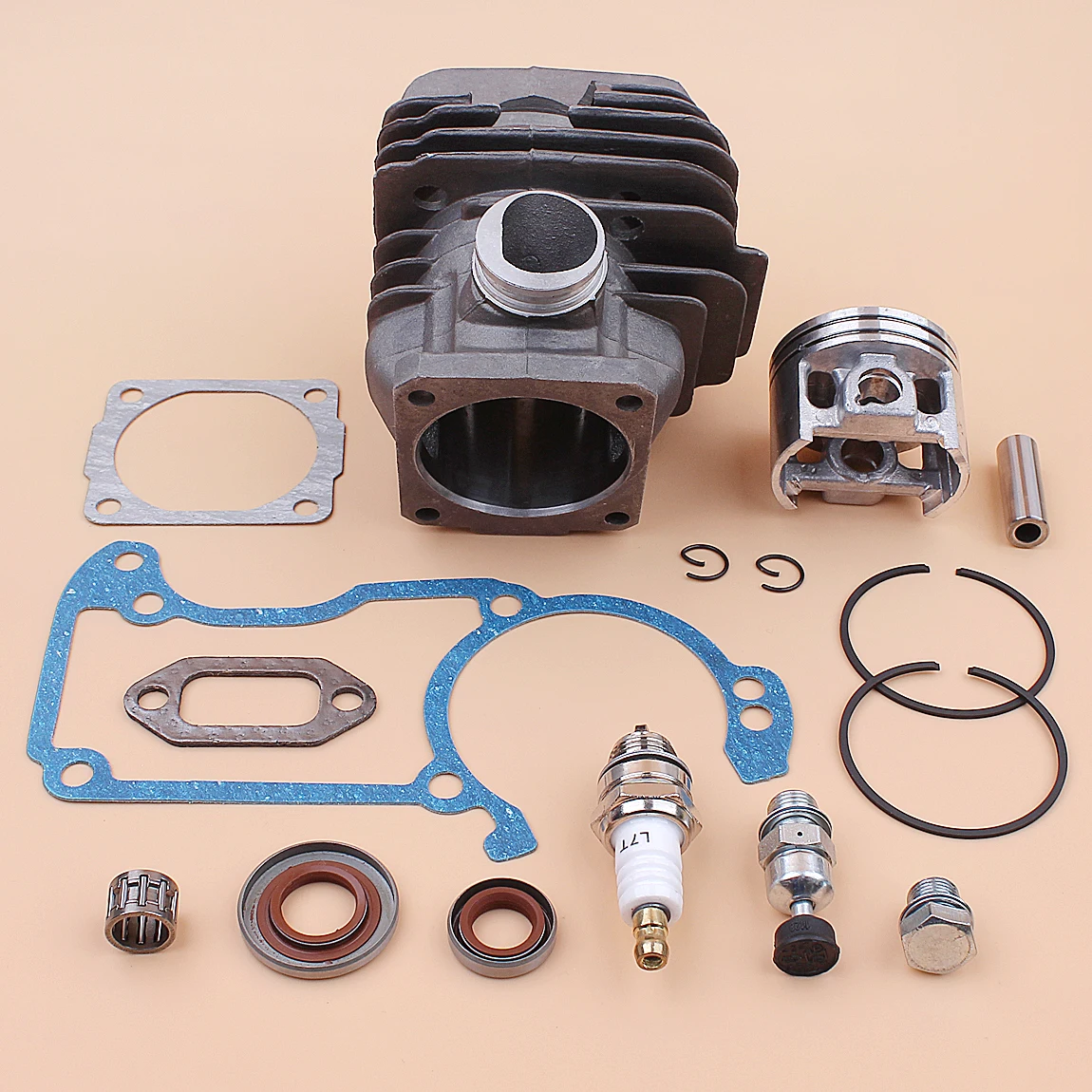 เจาะ 44.7 มม.Nikasil ชุบชุดลูกสูบกระบอกสูบสําหรับ Stihl 026 MS260 MS260C 026PRO motosierra gasolina สวนอุปกรณ์เสริม