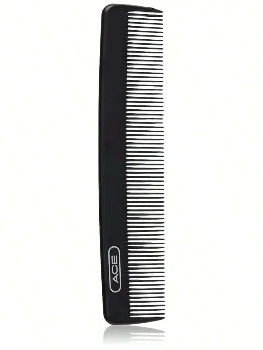 

5 Inch Pocket Hair Comb Black Fine Teeth For All Hair Types