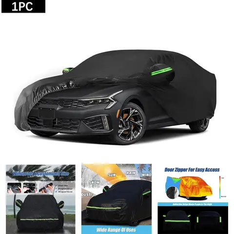 2021-2025 Kia K5 자동차 커버 맞춤형 방수 모든 날씨 자동차 비 눈 태양 보호기 실내 실외