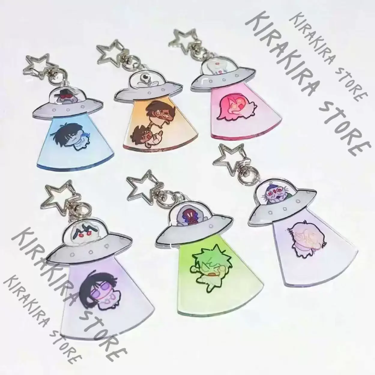 

Alien Stage Till Ivan Acrylic Keychain Pendant Gift Mizi Sua Hyuna Luka Hanging Drop Bag Charm Ornaments Adorable kawaii