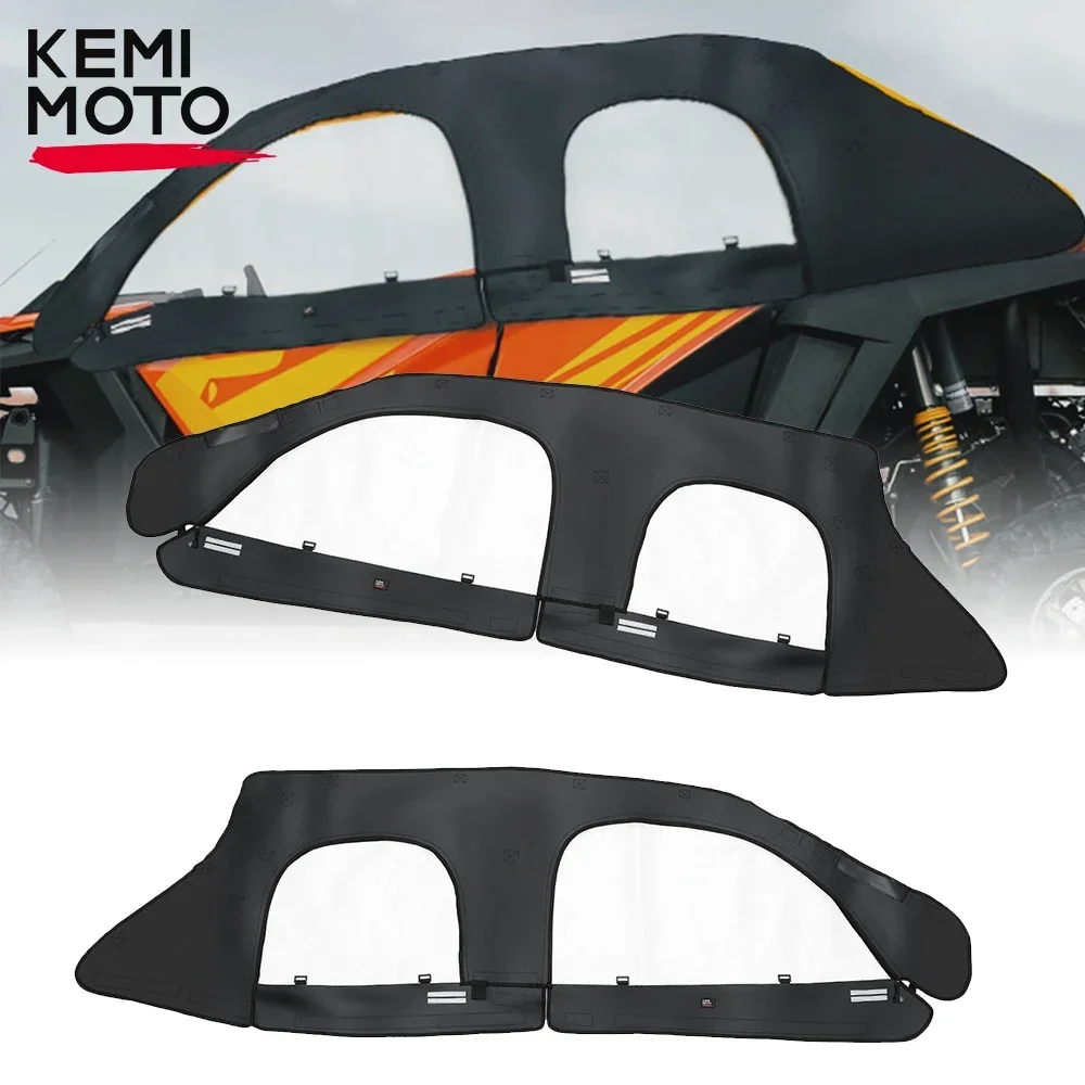 

KEMIMOTO Soft Upper Doors #2884665 Compatible with Polaris RZR PRO XP 4 / RZR Turbo R 4 R4 2020-2023 2024 Cab Enclosure Doors