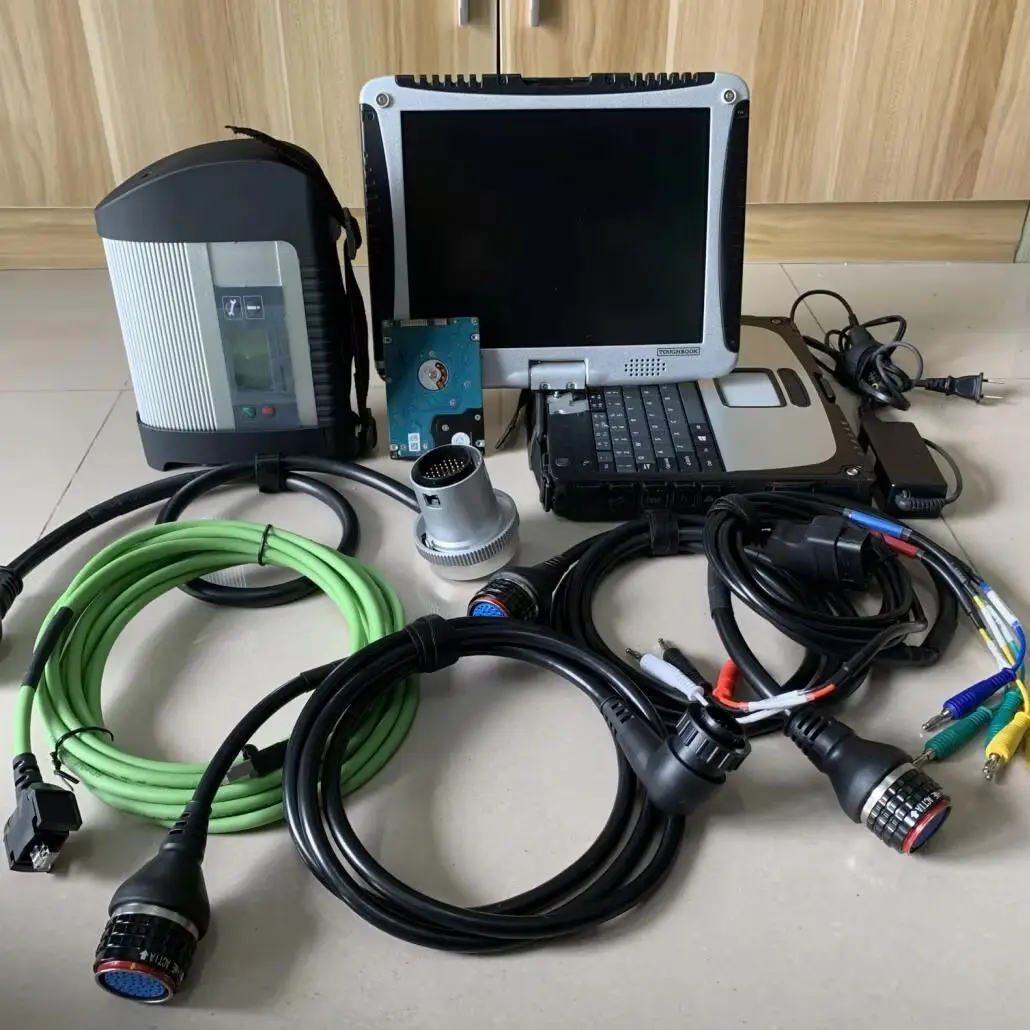 

Диагностический инструмент mb star c4 sd connect с новейшим программным обеспечением 2025.03 Vediamo DTS 90%Новый ноутбук CF19 i5 Установка хорошо готовая к работе