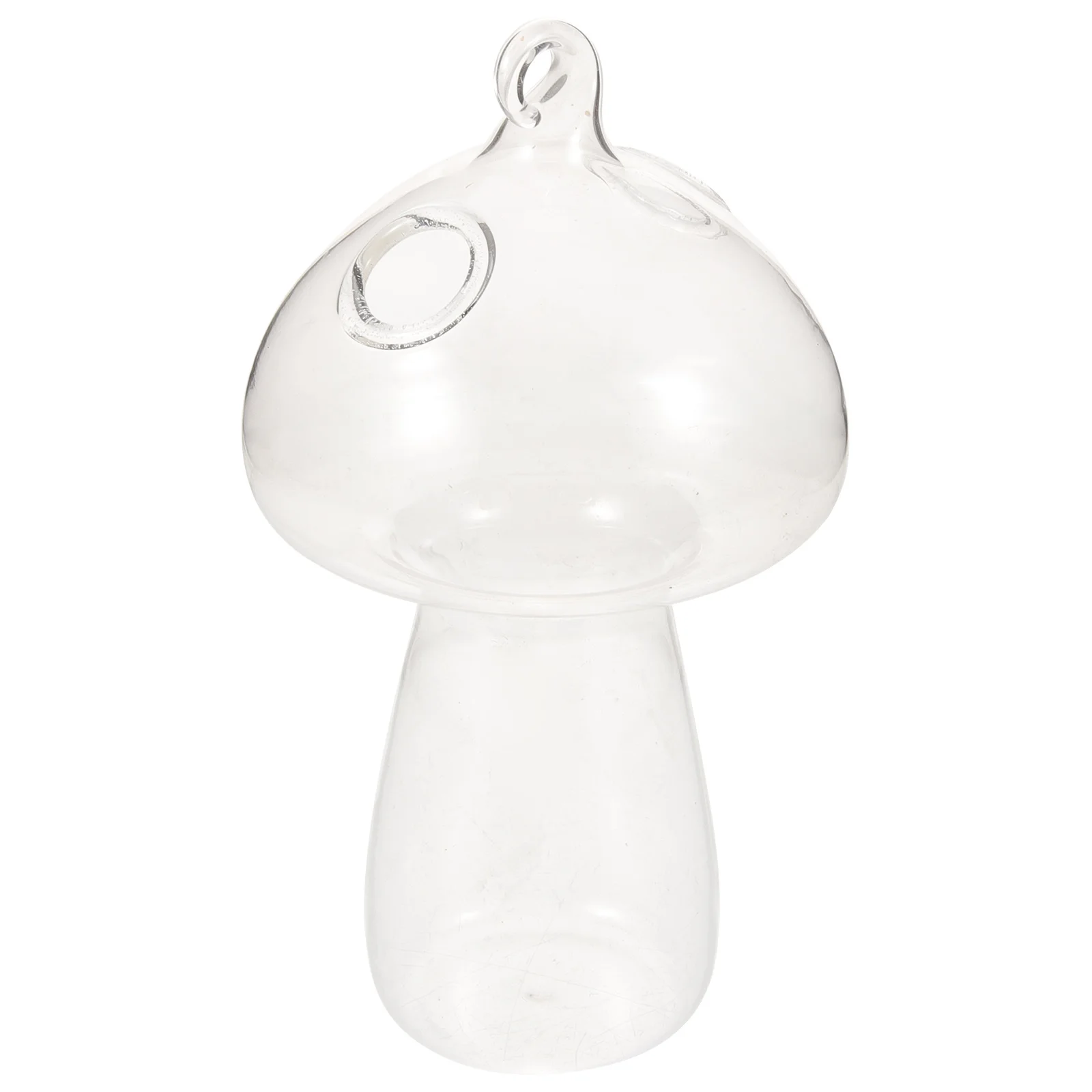 

Decorative Vase Hydroponics Planter Hanging Transparent Mushroom Glass Mushrooms